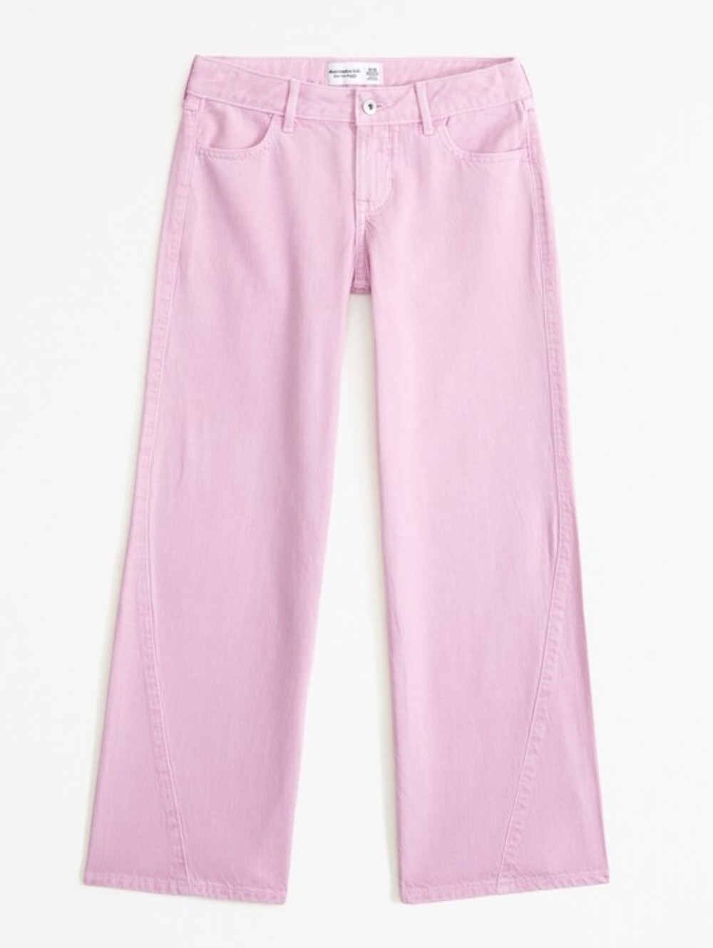 Abercrombie Kids Lowrise Baggy Jeans Pink Long 13/14